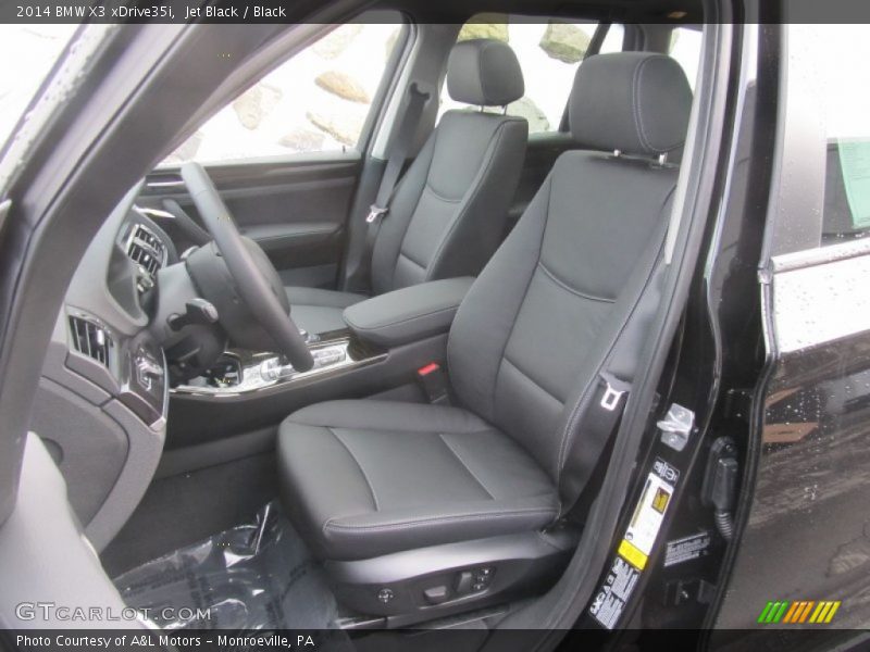 Jet Black / Black 2014 BMW X3 xDrive35i