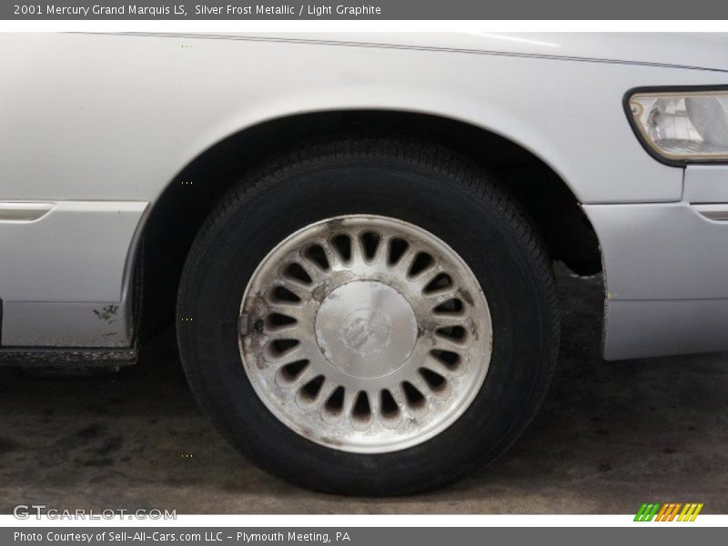 Silver Frost Metallic / Light Graphite 2001 Mercury Grand Marquis LS