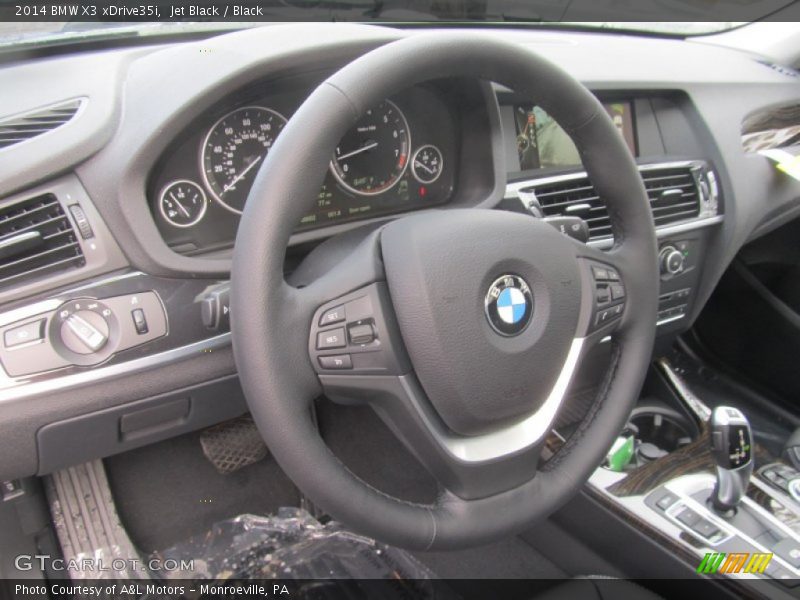 Jet Black / Black 2014 BMW X3 xDrive35i