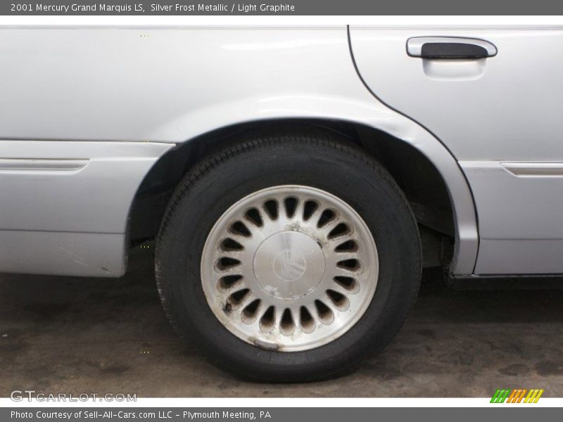 Silver Frost Metallic / Light Graphite 2001 Mercury Grand Marquis LS