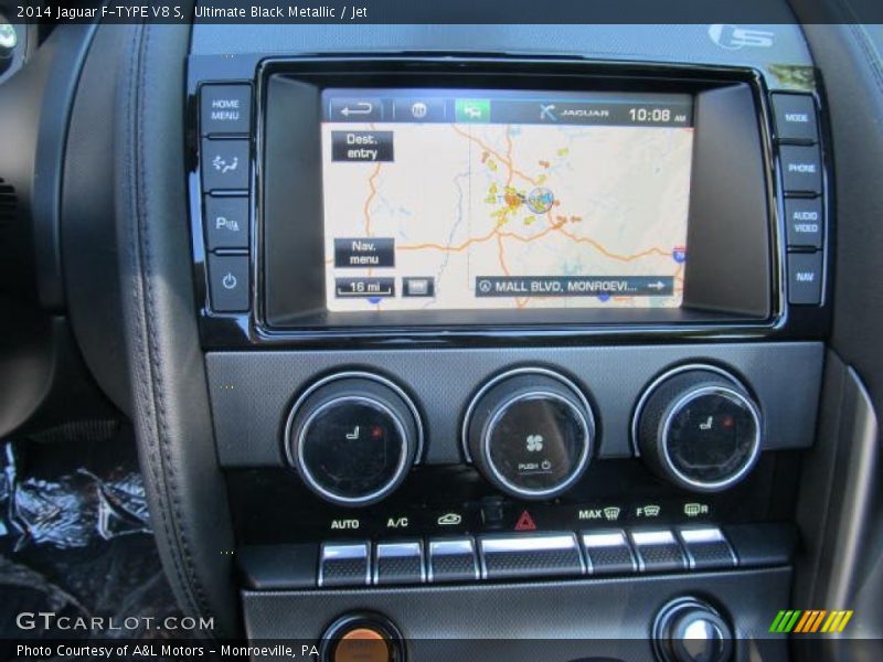 Ultimate Black Metallic / Jet 2014 Jaguar F-TYPE V8 S
