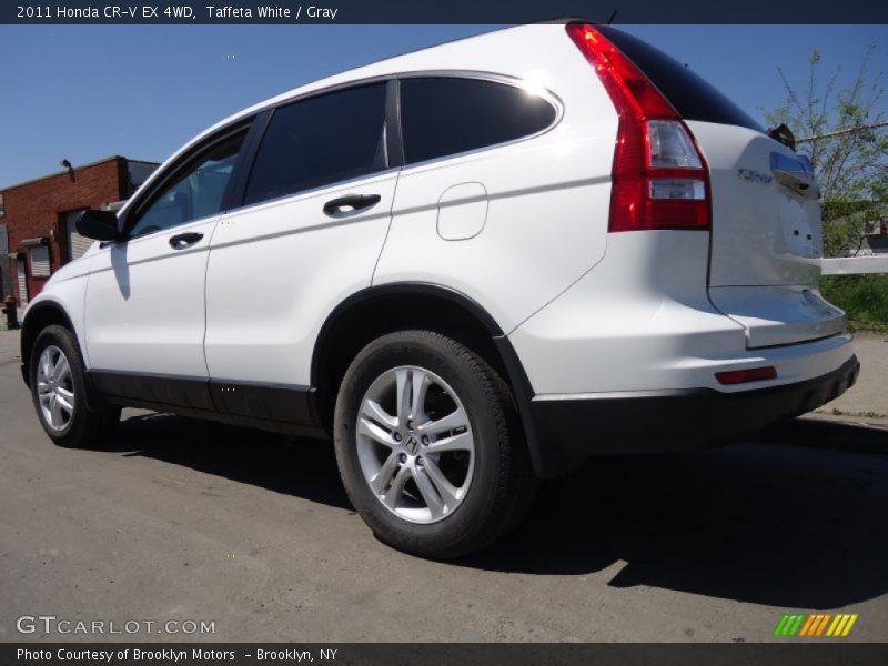 Taffeta White / Gray 2011 Honda CR-V EX 4WD