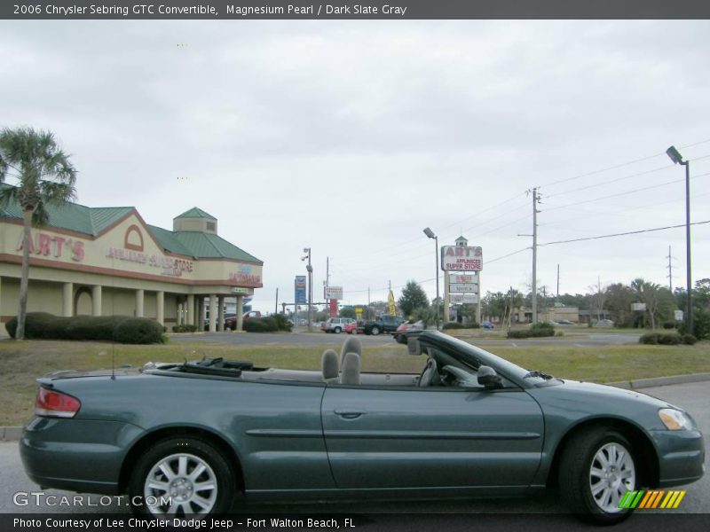 Magnesium Pearl / Dark Slate Gray 2006 Chrysler Sebring GTC Convertible