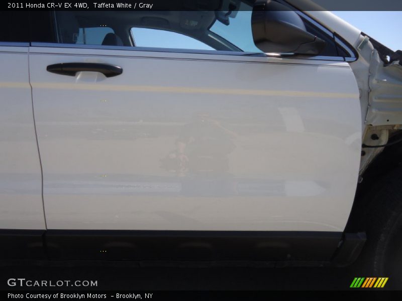 Taffeta White / Gray 2011 Honda CR-V EX 4WD