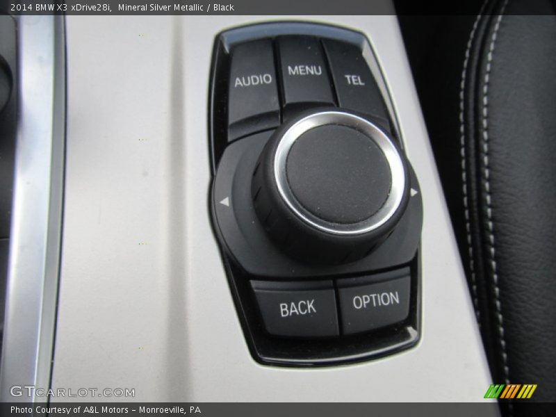 Mineral Silver Metallic / Black 2014 BMW X3 xDrive28i