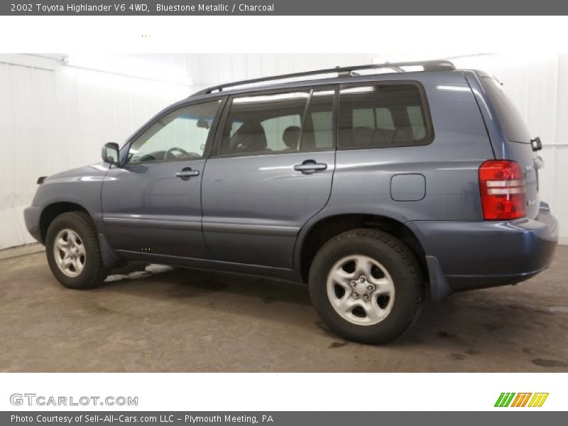 Bluestone Metallic / Charcoal 2002 Toyota Highlander V6 4WD
