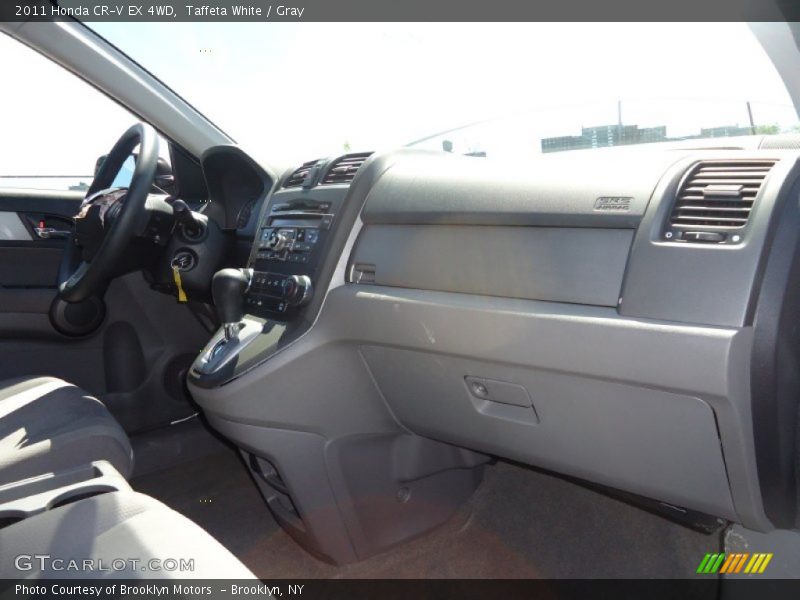Taffeta White / Gray 2011 Honda CR-V EX 4WD