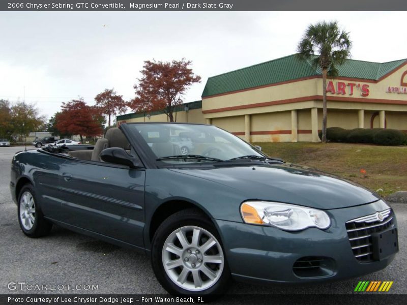 Magnesium Pearl / Dark Slate Gray 2006 Chrysler Sebring GTC Convertible