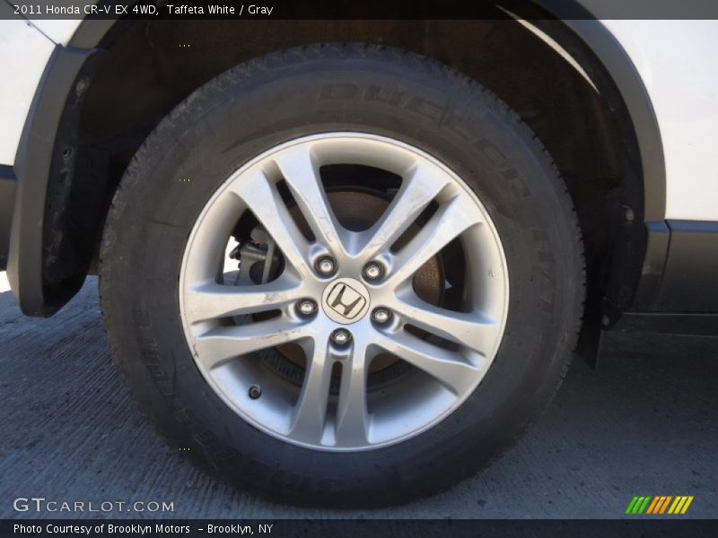 Taffeta White / Gray 2011 Honda CR-V EX 4WD