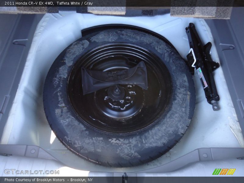 Taffeta White / Gray 2011 Honda CR-V EX 4WD