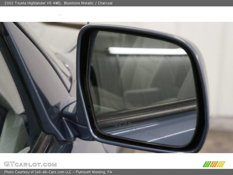 Bluestone Metallic / Charcoal 2002 Toyota Highlander V6 4WD