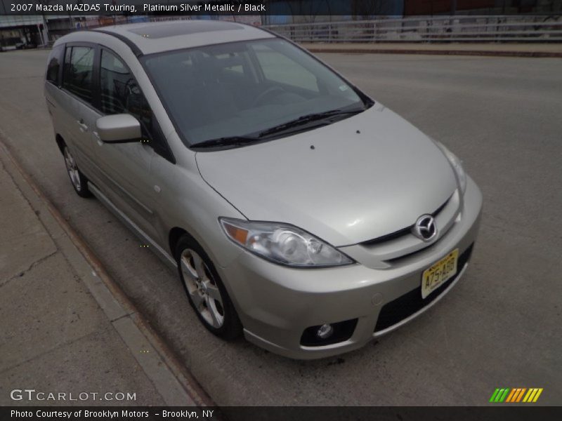 Platinum Silver Metallic / Black 2007 Mazda MAZDA5 Touring