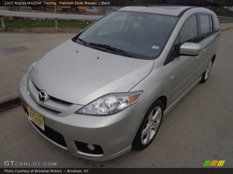 Platinum Silver Metallic / Black 2007 Mazda MAZDA5 Touring