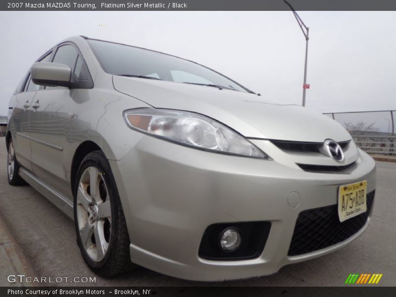 Platinum Silver Metallic / Black 2007 Mazda MAZDA5 Touring