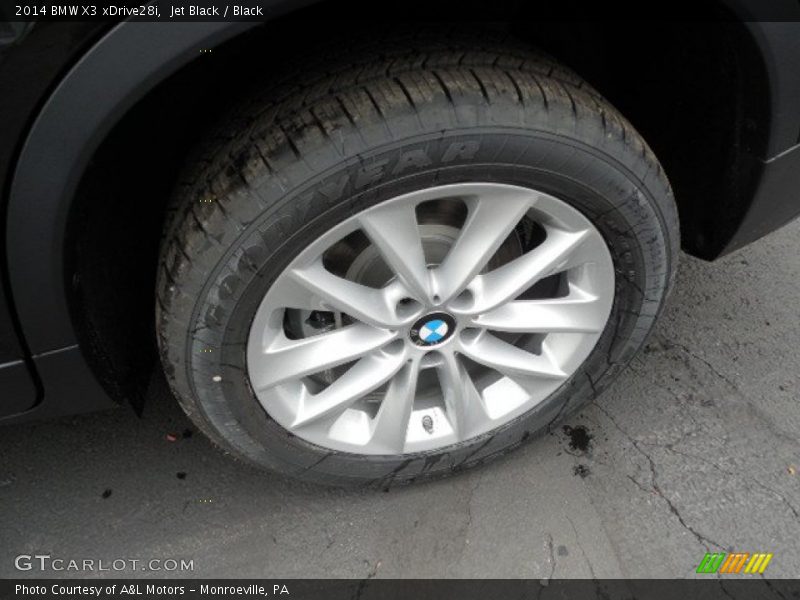 Jet Black / Black 2014 BMW X3 xDrive28i