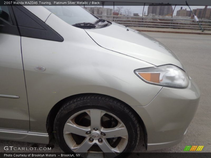 Platinum Silver Metallic / Black 2007 Mazda MAZDA5 Touring