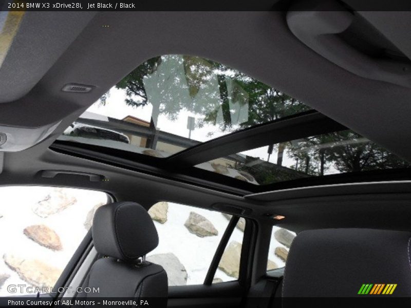 Jet Black / Black 2014 BMW X3 xDrive28i
