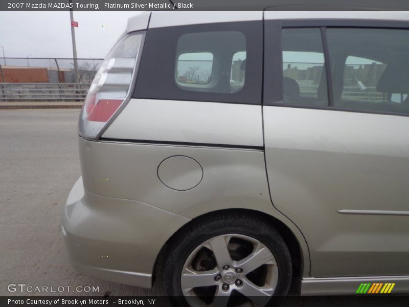 Platinum Silver Metallic / Black 2007 Mazda MAZDA5 Touring