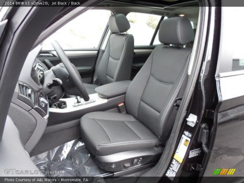 Jet Black / Black 2014 BMW X3 xDrive28i