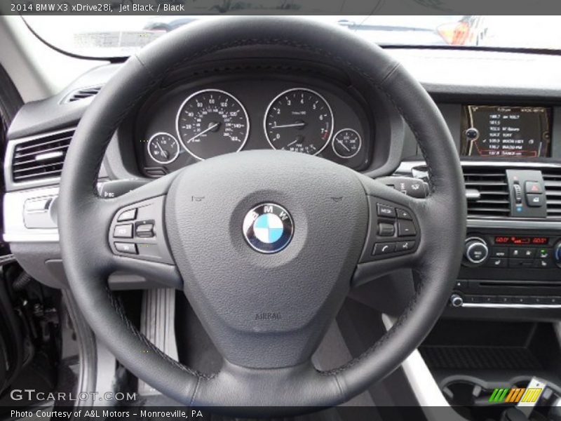 Jet Black / Black 2014 BMW X3 xDrive28i