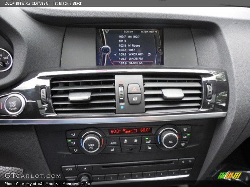 Jet Black / Black 2014 BMW X3 xDrive28i