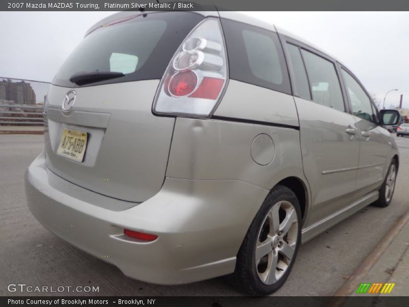 Platinum Silver Metallic / Black 2007 Mazda MAZDA5 Touring