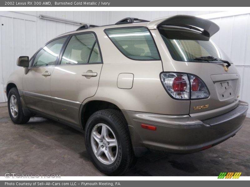 Burnished Gold Metallic / Ivory 2002 Lexus RX 300 AWD
