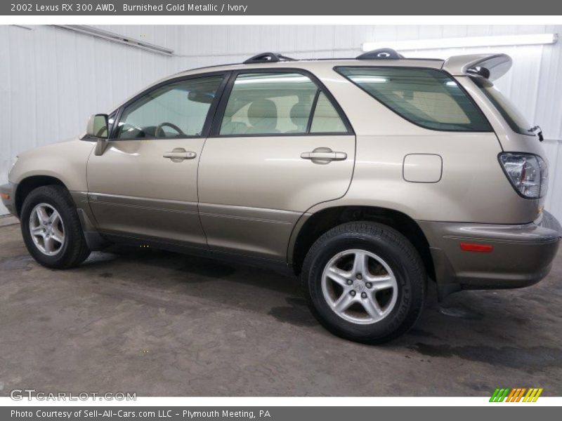 Burnished Gold Metallic / Ivory 2002 Lexus RX 300 AWD