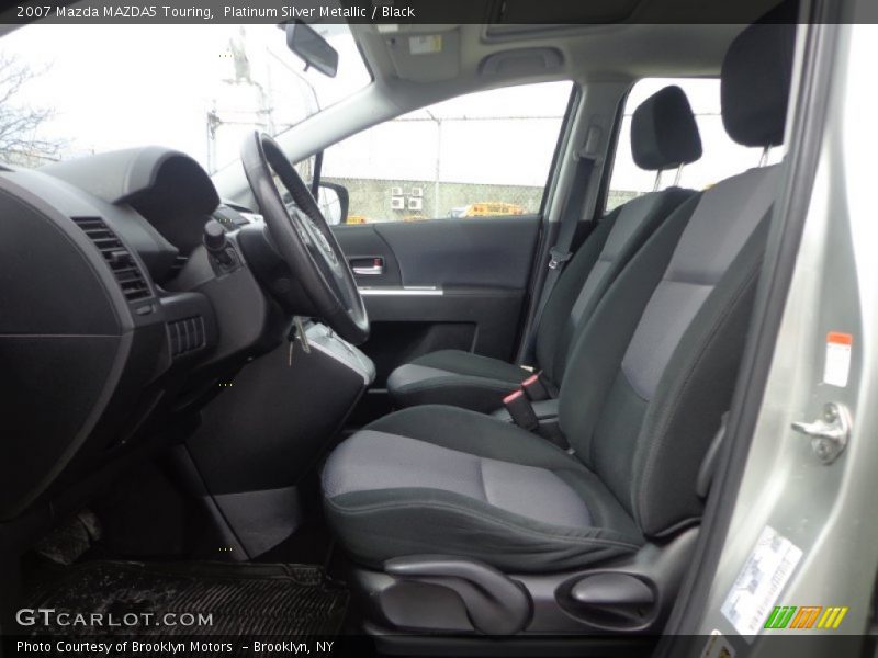 Platinum Silver Metallic / Black 2007 Mazda MAZDA5 Touring