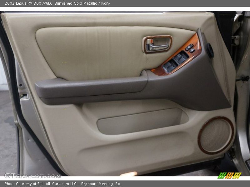 Burnished Gold Metallic / Ivory 2002 Lexus RX 300 AWD