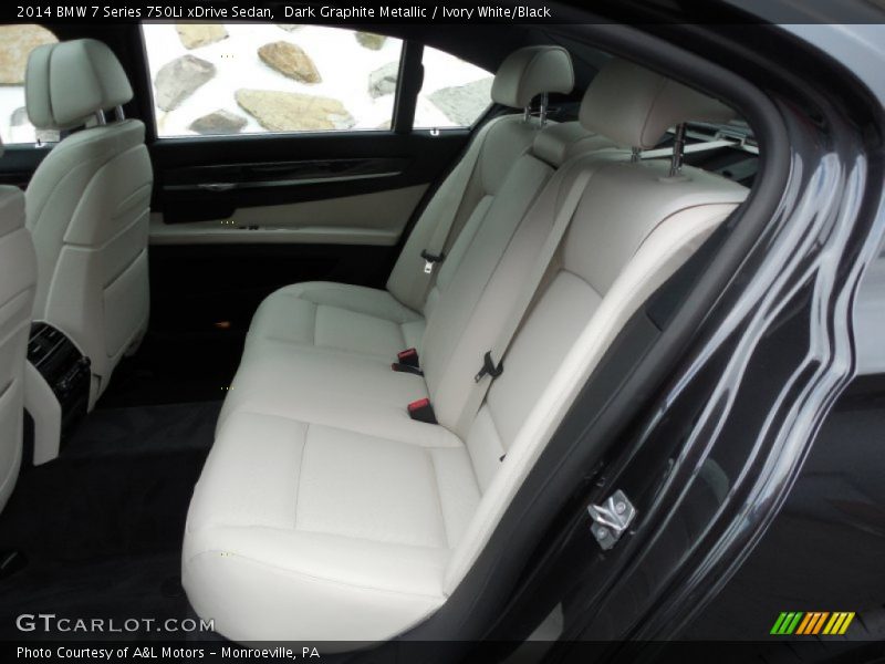 Rear Seat of 2014 7 Series 750Li xDrive Sedan