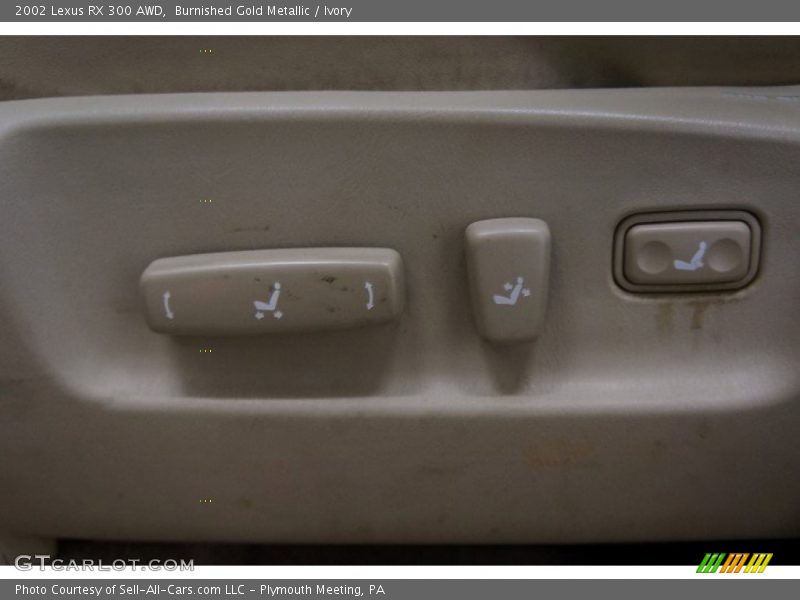 Burnished Gold Metallic / Ivory 2002 Lexus RX 300 AWD