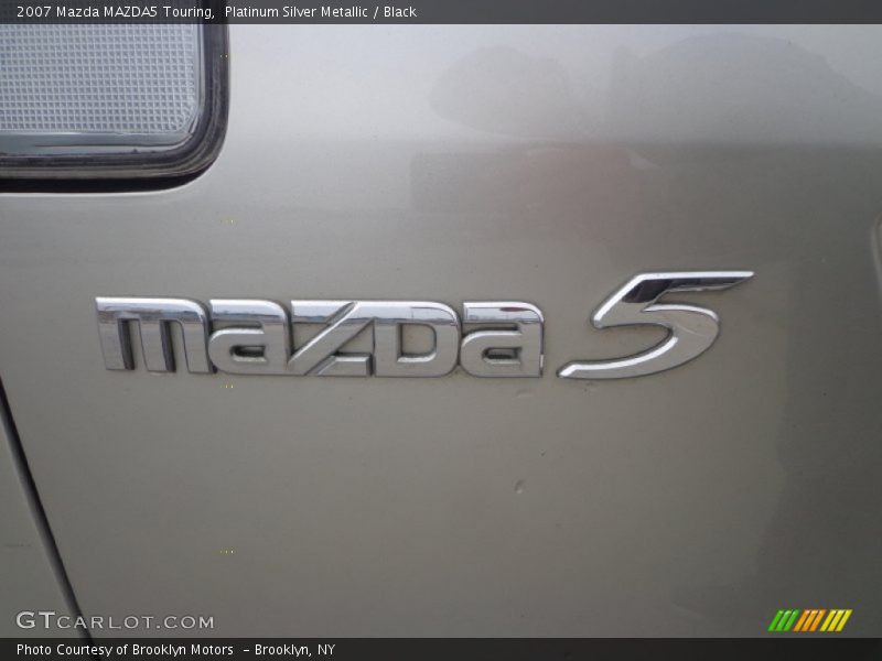 Platinum Silver Metallic / Black 2007 Mazda MAZDA5 Touring