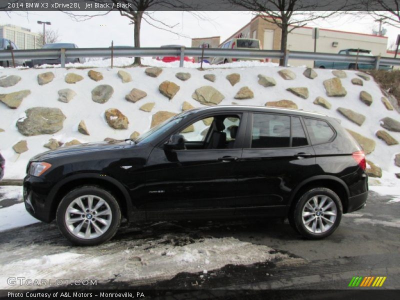 Jet Black / Black 2014 BMW X3 xDrive28i
