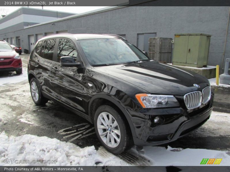 Jet Black / Black 2014 BMW X3 xDrive28i