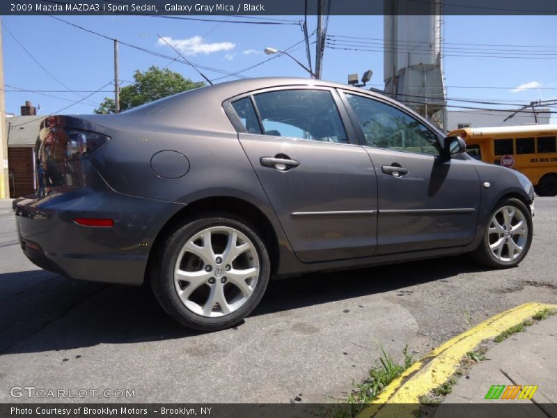 Galaxy Gray Mica / Black 2009 Mazda MAZDA3 i Sport Sedan