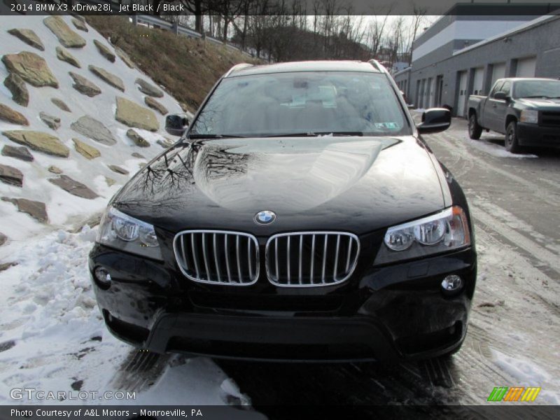 Jet Black / Black 2014 BMW X3 xDrive28i