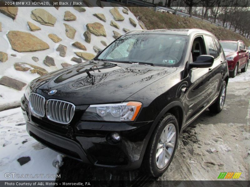 Jet Black / Black 2014 BMW X3 xDrive28i