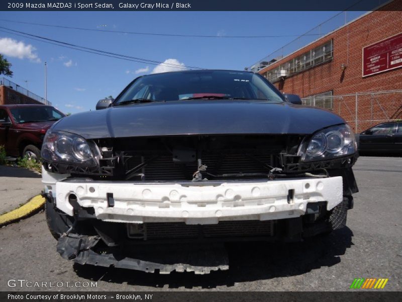 Galaxy Gray Mica / Black 2009 Mazda MAZDA3 i Sport Sedan