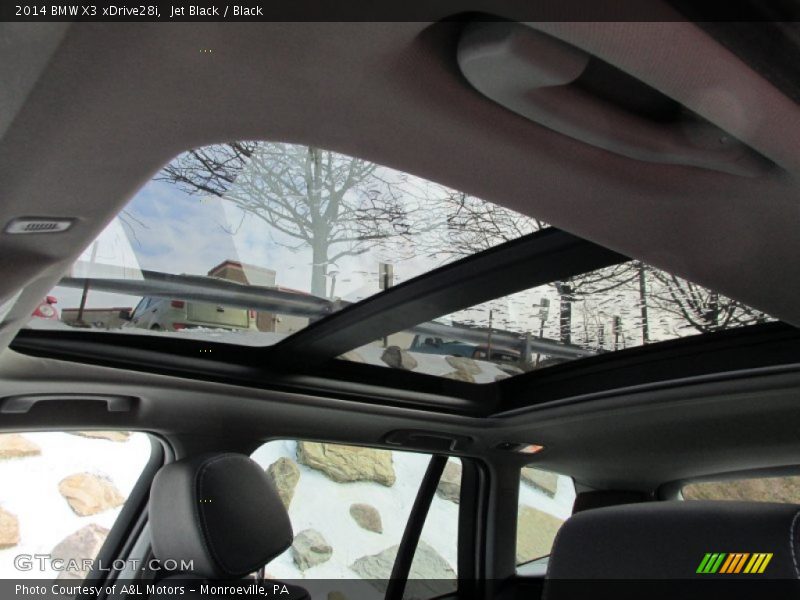 Jet Black / Black 2014 BMW X3 xDrive28i