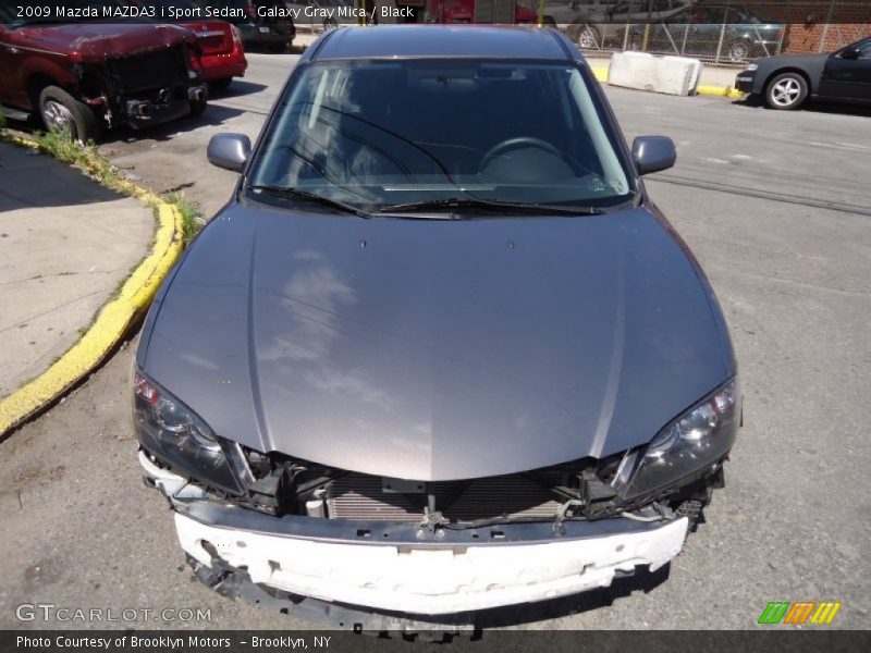 Galaxy Gray Mica / Black 2009 Mazda MAZDA3 i Sport Sedan