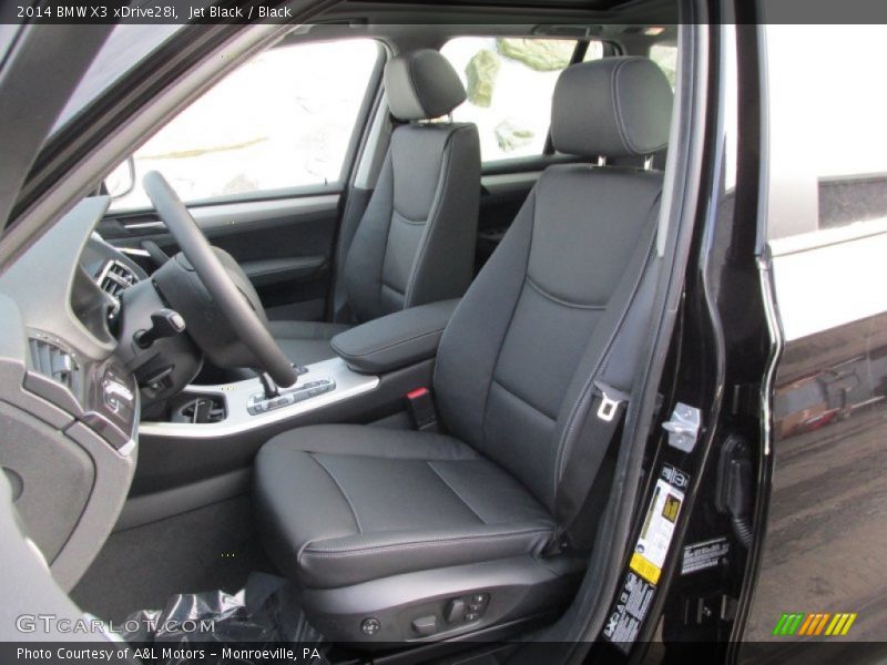 Jet Black / Black 2014 BMW X3 xDrive28i