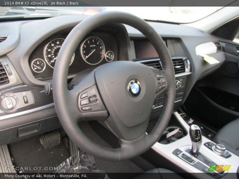 Jet Black / Black 2014 BMW X3 xDrive28i