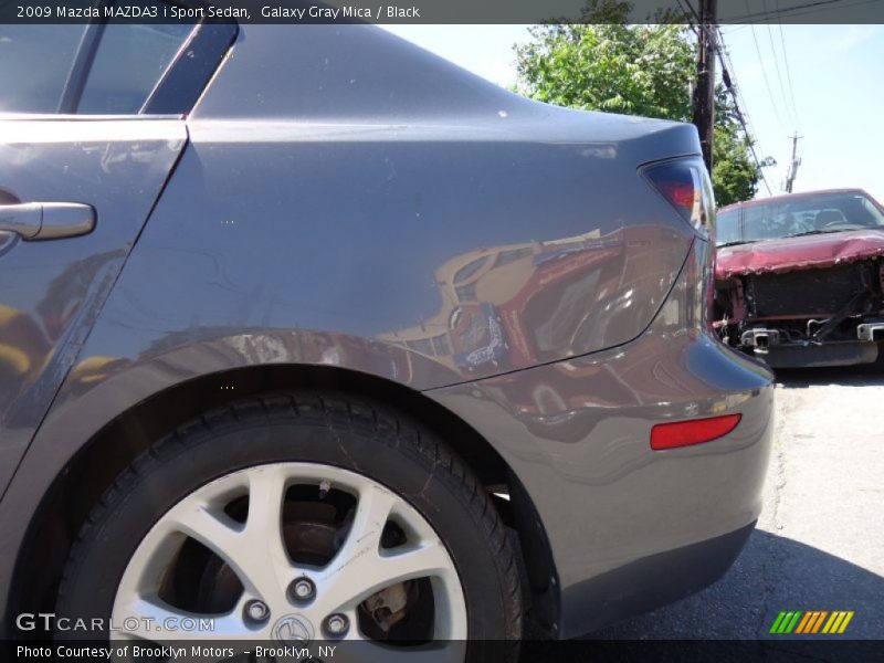 Galaxy Gray Mica / Black 2009 Mazda MAZDA3 i Sport Sedan