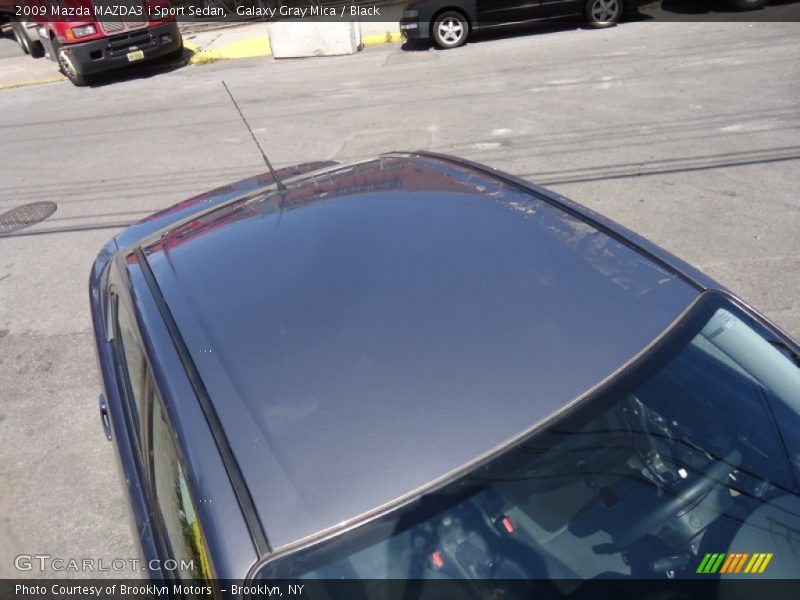 Galaxy Gray Mica / Black 2009 Mazda MAZDA3 i Sport Sedan