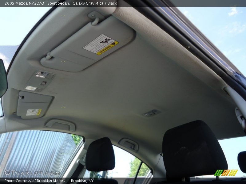 Galaxy Gray Mica / Black 2009 Mazda MAZDA3 i Sport Sedan