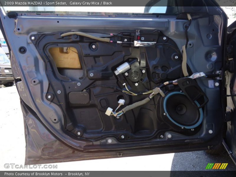 Galaxy Gray Mica / Black 2009 Mazda MAZDA3 i Sport Sedan