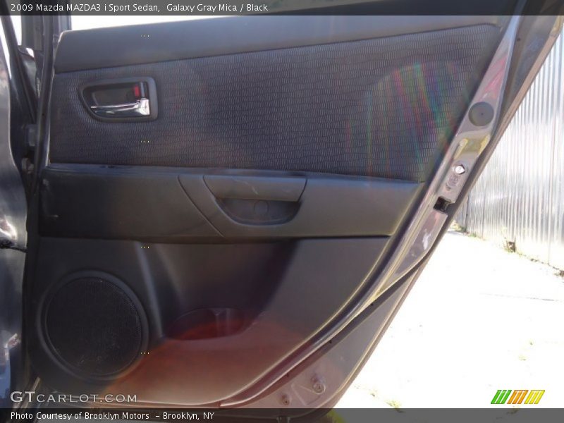 Galaxy Gray Mica / Black 2009 Mazda MAZDA3 i Sport Sedan