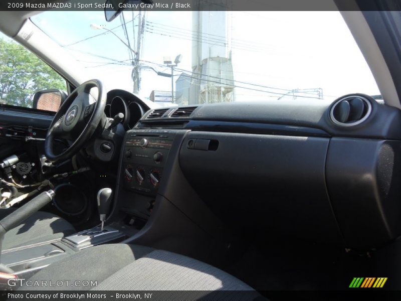 Galaxy Gray Mica / Black 2009 Mazda MAZDA3 i Sport Sedan