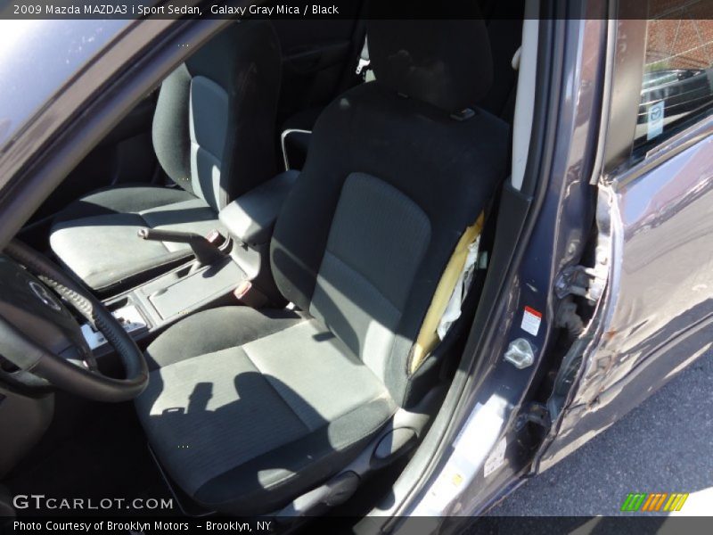 Galaxy Gray Mica / Black 2009 Mazda MAZDA3 i Sport Sedan